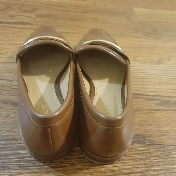 Alfani Womens Ameliaa Loafers Brown or Cognac 5 M - Picture 2 of 6